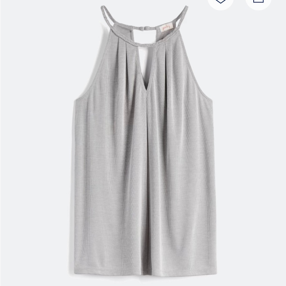 Stitch Fix Pixley Georgio Braided Neckline Halter Knit Top (L)